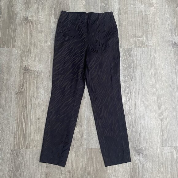 Rag and Bone Pants Womens 8 Black Stripe High Rise Back Zipper - Picture 1 of 4